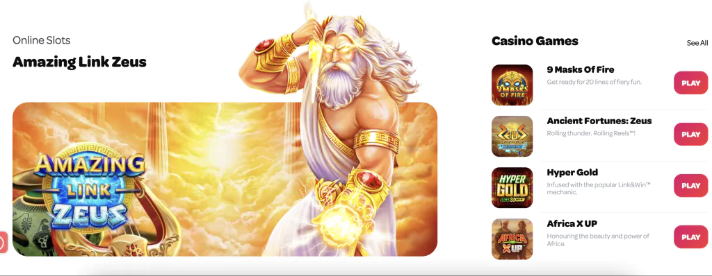 spin casino game