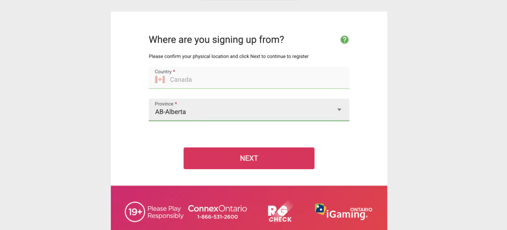 spin casino registration